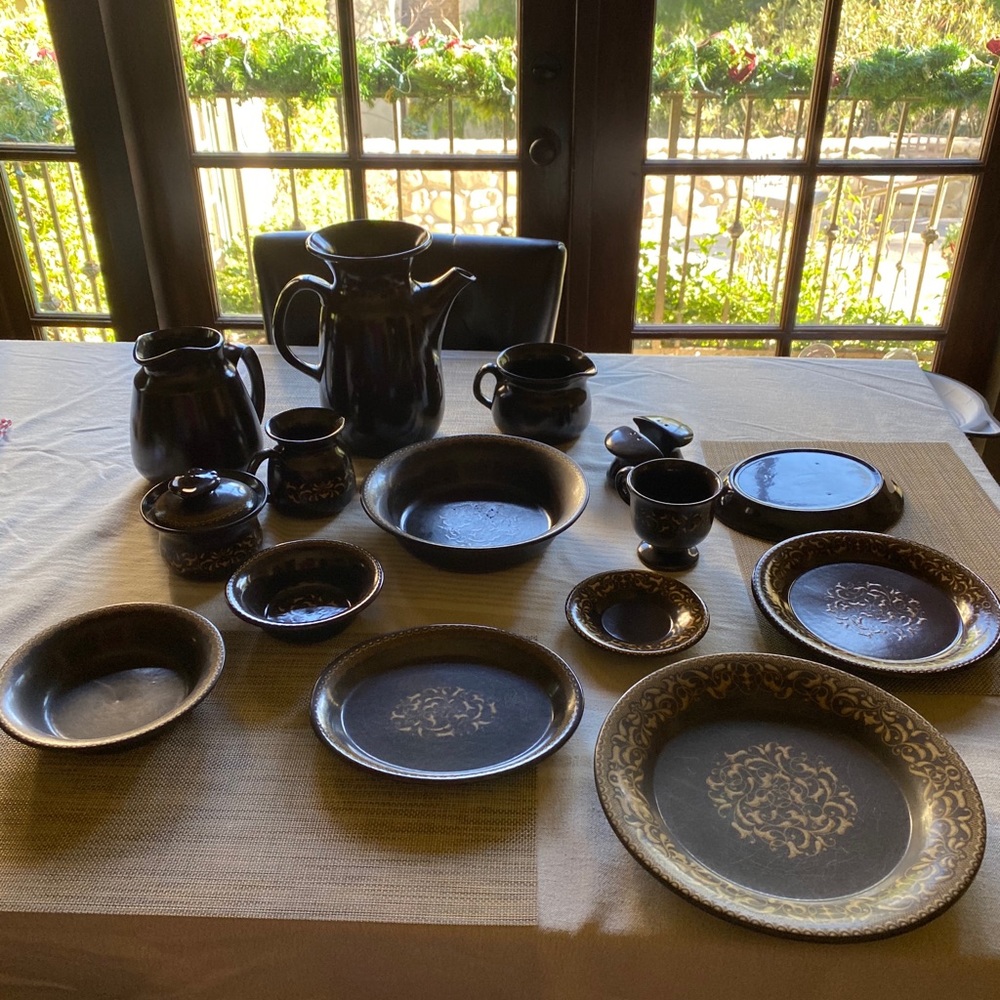 Franciscan ware vintage rare set Jamoca collection